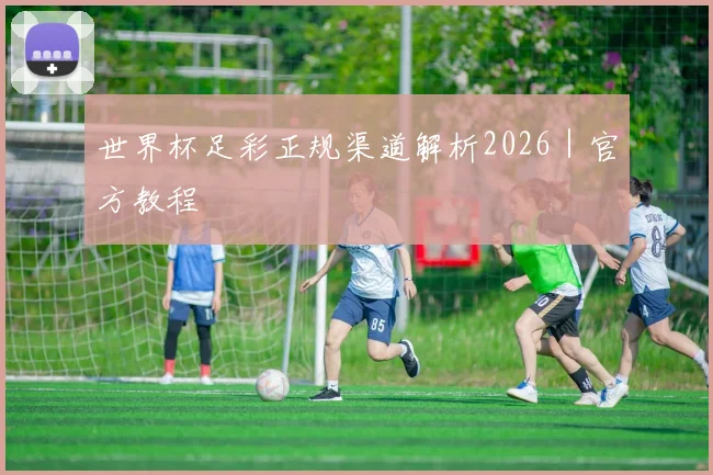 世界杯足彩正规渠道解析2026｜官方教程